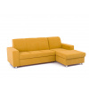DREVONA Rozkladacia sedačka rohová pravá žltá AVA TINY Rosario 470 3ALF+LARF