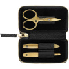Zwilling Kožená manikúra Zwilling TWINOX Gold 3-dielna čierna (97747-004)