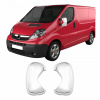 Kryty na zrkadlá nerezová oceľ chróm Opel Vivaro 2010-2014