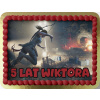 OBDĹŽNIKOVÝ POPLATOK NA TORT TOMB RAIDER LARA CROFT + DARČEK TEXT