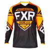 FXR moto dres na minicross pitbike čtyřkolku černo-oranžový