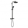 Sprchový systém Grohe Vitalio Start Eco s termostatickou batériou, čierny matný 266772431