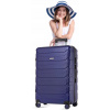 Omna Kufor tvrdý kabínový malý ABS ARIZONA 40L MODRÝ 40 l