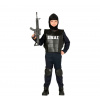 Guirca KOSTÝM detský Polícia Zvláštna jednotka SWAT veľ.5-6 rokov