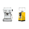 Ascaso Dream ONE, Cloud White + Eureka Mignon Specialita, CR yellow