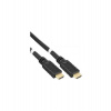 PremiumCord HDMI High Speed with Ether.4K@60Hz kabel se zesilovačem,10m, 3x stínění, M/M, zlacené konektory (kphdm2r10)