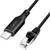 LogiLink USB 3.0 káblový adaptér [1x USB-C® USB 3.2 (Gen 1) - 1x RJ45 zástrčka 8p8c] CU0411; CU0411