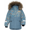 detská zimné bunda Didriksons Polarbjornen Print Blue 100
