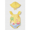 Jednodielne plavky pre bábätká Mayoral Newborn 1737.2Q.Newborn.PPY2 žltá 80