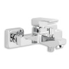 NOVASERVIS Vaňová nástenná batéria bez sprchovej súpravy 150 mm TITANIA Cube, 98820/1,0