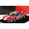 Bbr-models Ferrari 488 Gte Evo 3.9l Turbo V8 Team Af Corse N 51 2nd Lmgte Pro Class 24h Le Mans 2020 J.calado - A.pier Guidi - S.serra - Con Vetrina - S vitrínou 1:43 červená biela modrá