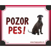 Tabulka POZOR PES - bradac
