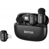 Boya Mini-12 Ultracompact 2.4GHz Wireless Microphone System with lightning+USB-C (Black)