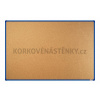Korková nástenka 180x120 (AL rám modrý)