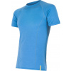 Pánské merino tričko SENSOR active modrá Velikost: XL, Barva: Modrá