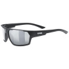 UVEX BRÝLE SPORTSTYLE 233 P BLACK MAT / POLAVISION LITEMIRROR SILVER (CAT. 3) Množ. Uni (r. 2022)