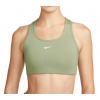 Dámske podprsenky Nike Swoosh Bra Pad - oil green/white - Zelený (XS)