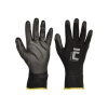 Cerva Rukavice nylónové BUNTING BLACK, veľ. 7/S