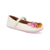 Baleríny Camper - Sella Houston Kids White Natural bílé