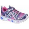 Skechers HEART LIGHTS LOVE SPARK ružová,fialová Dievčenské blikajúce tenisky 27