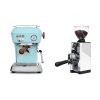 Ascaso Dream PID, Kid Blue + Eureka Mignon Libra 65 All Purpose, CR white