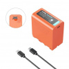 SmallRig NP-F970 USB-C Rechargeable Camera Battery Orange 4972