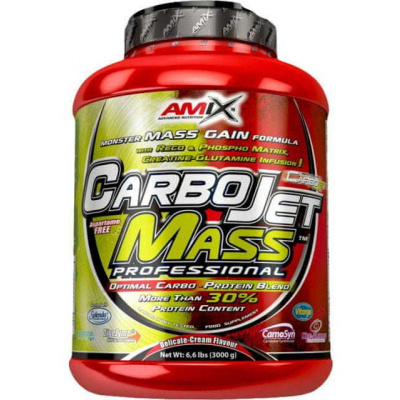 Amix Nutrition CarboJet Mass Professional 3000 g, čokoláda