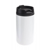 BEDYS nerezový termohrnček, 290 ml, vnútro plast, biela