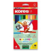 Pastelky Kores Kolores Jumbo 12 barev