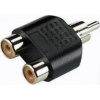 PremiumCord Adaptér 1x Cinch male - 2x Cinch female