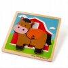Bigjigs Toys vkladacie puzzle Koník