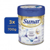 SUNAR Premium 3 3x 700 g - mliečna výživa