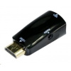 GEMBIRD Redukce HDMI - VGA+Audio (M/F, černá) A-HDMI-VGA-02