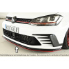 Volkswagen Golf 7 GTI Clubsport 3-dvere., 5-dvere., 02 / 16-, lipa pod predný nárazník len pre GTI Clubsport, plast ABS bez povrchovej úpravy, Rieger tuning