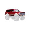 Traxxas TRX-4 Chevrolet Blazer 1972: Karoséria kompletná červená 1:10