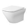 Cersanit LARGA SQUARE WC závesná misa RimFree 52 x 36 cm so sedátkom S701-473