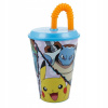 Pohár so slamkou Stor 08030 Pokémon 430 ml