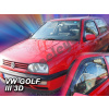 Deflektory na okná pre VW Golf 3, 3dverová verzia