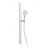 kielle Oudee - Set sprchovej hlavice, tyče a hadice, chróm/biela 20402SE10