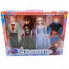 Bábiky Frozen 4 Elsa Anna Kristoff Hans Frozen 2 LF5 modrá (MRAZENÉ BÁBIKY FROZEN ELSA ANNA KRISTOFF HANS SET)