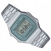 Strieborné hodinky Casio Vintage A168WA-3AYES stopky