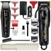 Sada strojčeka a zastrihávača WAHL Barber Combo MAGIC CLIP Black + DETAILER Black
