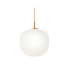 Muuto Závesné svietidlo Rime Ø25, opal/orange 22423