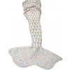 Prikrývka na posteľ - SNM prikrývka akryl 180 x 45 cm viacfarebná (Prikrývka Tail Mermaid Morská panna Teplá spacáčka prikrývku morská panna)