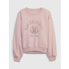 Detská crop mikina s logom GAP Ružová XXL Ružová Ružová