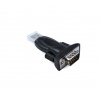 PremiumCord USB 2.0 - RS 232 prevodník krátky, vybavený čipom FTDI ku2-232a