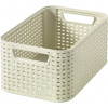 Curver úložný box RATTAN style2 S krémová