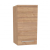 Mereo Bino kúpeľňová skrinka horná 63 cm, pravá, Multidecor, Light Select Walnut, MER-CN696LSW1