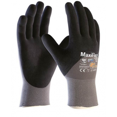 ATG® máčané rukavice MaxiFlex® Ultimate™ 42-875 Farba: Sivá, Veľkosť: 10