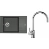 Set Sinks (dřez Vario 780 Titanium 72 + baterie Vitalia Chrom - lesklý) VA72VICL